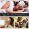 BOKOR Nature Silk Sleep Eye Mask - FSA/HSA Eligible Sleeping Mask, Dark Circles and Puffiness, Improve Sleep, Light Blocking Eye Cover, Ideal Birthday Gift with Gift Package - Champagne