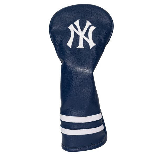 Team Golf MLB New York Yankees Vintage Fairway Head Cover Vintage Fairway Golf Club Headcover, Form Fitting Design, Retro Design & Superb Embroidery