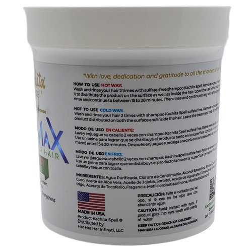 Hair Treatment 16oz Botox for Hair Kachita Spell Capillary Rejuvenate dry/damaged hair, reduce frizz, deep hydration, volume control, smoothness, Deep-Conditioning Formaldehyde-free BotoxMax