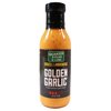 Quaker Steak and Lube Golden Garlic Wing Sauce - 12 Ounce Glass Bottle of Quaker Steak & Lube Golden Garlic Sauce