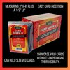 Cardboard Gold Card Saver 2 - Premium Semi-Rigid Trading Card Holder for Sports, Baseball, and PSA Dealers - 3x4 Inch Clear Card Sleeves with 1/2 Inch Lip - Trusted Protection for 31 Years
