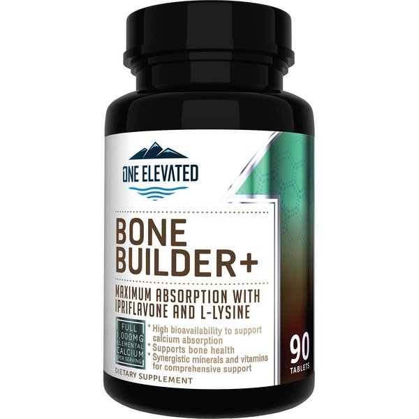 Comprehensive Bone Builder Calcium Supplement. Formulated with Highest Grade Calcium -Carbonate/Hydroxyapatite/Citrate, Magnesium, Zinc, D3. Works in Sync for Optimum Bone Health and Bone Strength.
