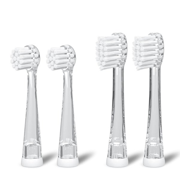 Seago Baby/Kids Electric Toothbrush Replacement Heads SG-849 for 513 - Pack of 4 (025+037)…