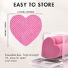 Embagol Eyelash Extension Glue Wipes 200 PCS Lint Free Nail Wipes Non-Woven Fabric Lash Glue Wipes Nail Polish Remover Wipes for Lash Extension Supplies (Pink)