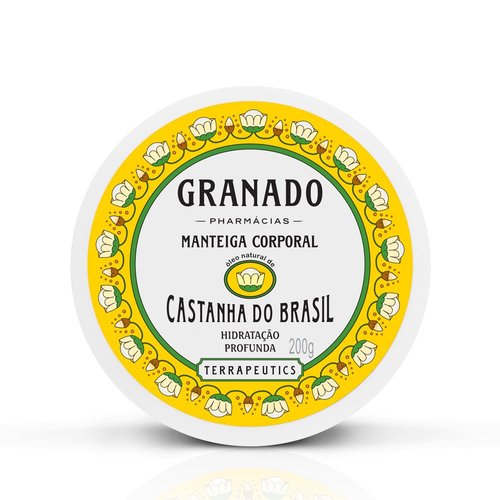 Linha Terrapeutics Granado - Manteiga Corporal Castanha do Brasil 200 Gr - (Granado Terrapeutics Collection - Brazil Nut Body Butter Net Net 7.1 Oz)