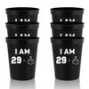 Veracco I am 29+1 Middle Finger Stadium Party Cup Funny Birthday Gag Gifts For Him Her Thirty And Fabulous (Black)