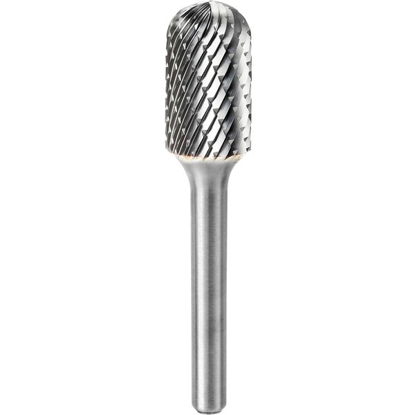 Sworker 1 Pc Head 1/2" Carbide Burr Set 1/4 Shank Die Grinder Bits Drill Bits Grinding Bits for Metal Rotary Tool Attachment Accessories Rasp Weld Wood Stone Deburring Compatible with Milwaukee Dewalt