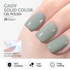 GAOY Sage Gray Gel Nail Polish, 16ml Soak Off UV Light Cure Gel Polish for Nail Art DIY Manicure at Home, Color 1289