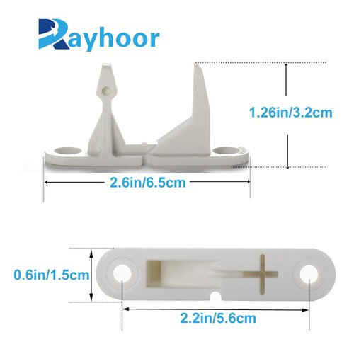 4 Pack 131763310 Washer Door Striker Replacement for Frigidaire Kenmore Washing Machine, Replaces AP3580441 1032664 131763300 Rayhoor