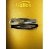 Kàllos 2.5 inch -12 Pack - Black Oval hair Snap clips, Metal hair clips in elegant design and perfect for girls and women. (Black)