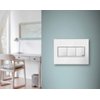 Legrand adorne Mirror White, 3-Gang Wall Plate, AWM3GMW4