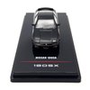 1:64 Scale Diecast Model Car Compatible with Nissan 180SX Black Limited Edition by Inno64 IN64-180SX-BLA
