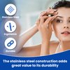 Bianco Brothers Professional Stainless Steel Tweezers | Strong Rust Resistant Tweezers with Ultra Fine Point Design for Precision | Perfect for Facial Hair Removal for Women & Men | Made in USA