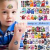 JUNIQUTE 72 PCS Game Party Favors, Video Game Party Keychain Ring Brooch Stickers Pass Ticket Lanyard Party Gift Bags for Kids Cartoon Fans Birthday Party Supplies Decorations Goodie Bags Filler