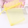 Wuligirl 100pcs Sheer Organza Bag 4X6 with Drawstring Jewelry Pouches Bags for Party Wedding Favor Candy Seashell Gift Bags (Yellow)