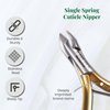 NGHIA Premium Cuticle Nipper - D-05V Jaw 14 (Stainless Steel) - Professional Nail Tools