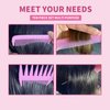 10 Pcs Hair Stylists Professional Styling Comb Set, Combs for Hair Stylist, Coarse Fine Toothed Pick Combs - Hair Styles for Women