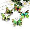 Bartosi Butterfly Hair Clips Green Butterfly Hair Barrettes Butterflies Hairpin Cute Decorative Bobby Pins Hair Accessories for Women and Girls (20 Pack)