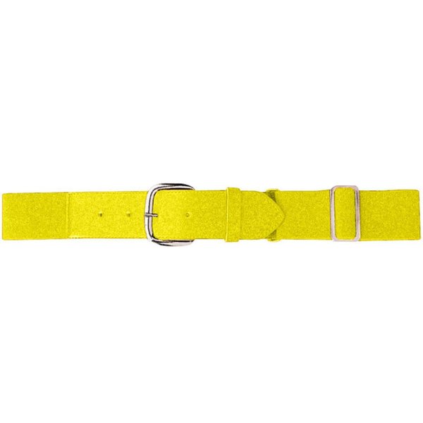 Augusta Sportswear Elastic Baseball Belt, Power Yellow, OS