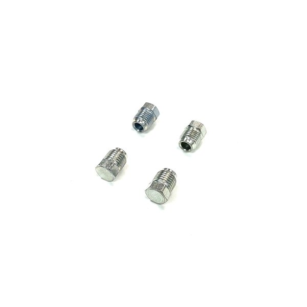 The Stop Shop Inverted flare steel plugs for 3/8"-24 (Pack of 4)