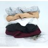 Scrunchies Hair Ties Soft Knitted Hair Bands Hair Scrunchie Holder Ponytail Scrunchy Hair Elastic for Women Ladies Cotton Scrunchy Medium Hair Accessories Black/White/Grey/Beige/Red (Soft Knitted