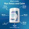 MYOXCIENCE Myo Relax & Calm | Myo-Inositol, L-Theanine, Taurine, Magnesium & GABA | Supports Sleep, Neurotransmitter & Hormone Support (Berry Flavor) (60 Servings)