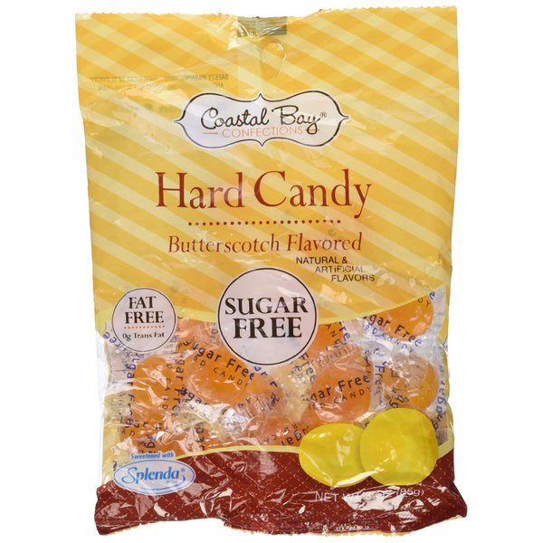 Coastal Bay Sugar Free Butterscotch Flavored Hard Candy