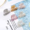 Claw Jaw Clips 12PCS Small for Thin Hair Styling Accessories Classic Clamp for Women Girls (Sequins)