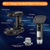 1000x Microscope-Handheld Digital Microscope for Children with 2" LCD Screen,Pocket Microscope for Kids with 8 Adjustable LED Lights,Coins Electronic Magnifier Camera,USB to PC,Including 32GB SD Card