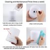 URPOWER 2nd Gen 300ml Aroma Essential Oil Diffuser Night Light Ultrasonic Air Humidifier with AUTO Shut off and 6-7 HOURS Continuous Diffusing - 7 Color Changing LED Lights and 4 Timer Settings