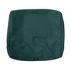 Classic Accessories Ravenna Water-Resistant 23 x 20 x 4 Inch Outdoor Back Cushion Slip Cover, Patio Furniture Cushion Cover, Mallard Green, Patio Furniture Cushion Covers