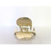 Generic Medium gold tone textured metal hair claw clip