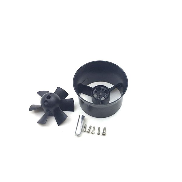 JFtech 30mm Duct Fan Unit 6-Blade Propeller for RC Airplane Model Mini Ducted Fan EDF Jet Aircraft