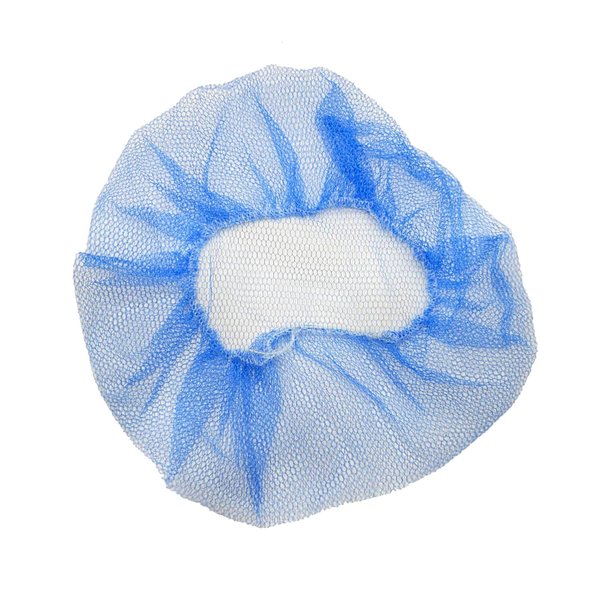 SAFEKO Disposable Honeycomb Nylon Hair Nets | Breathable | 1,000 Count [BLUE | 28”]