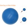 CIZEBO 8 inch Exercise Ball, Easy to Inflate Pilates Ball Core Ball Physical Therapy Ball with Needle Pump, Small Yoga Barre Ball for Home & Class Workout Fitness PT, Blue