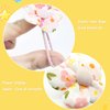 10Pcs Baby Hair Ties No Damage Pink Flower Toddler Hair Ties For Little Girls,Cute Flowers Ponytail Holders Hair Bands Hair Elastics Hair Tie Floral Pony Tails Hair Rubber Bands Kids Hair Accessories
