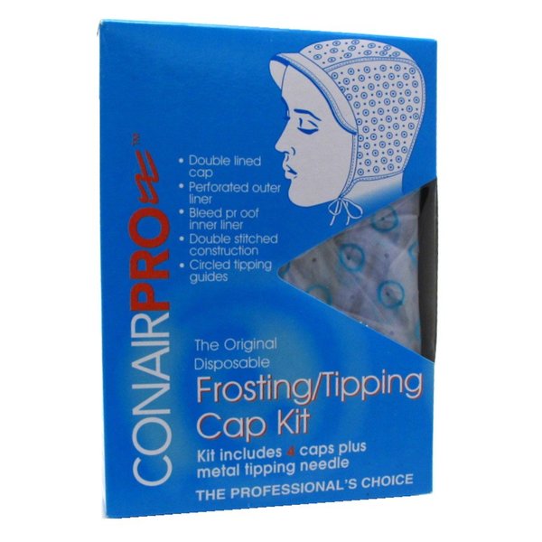 Conair Pro Frosting/Tipping Cap, 4 Count