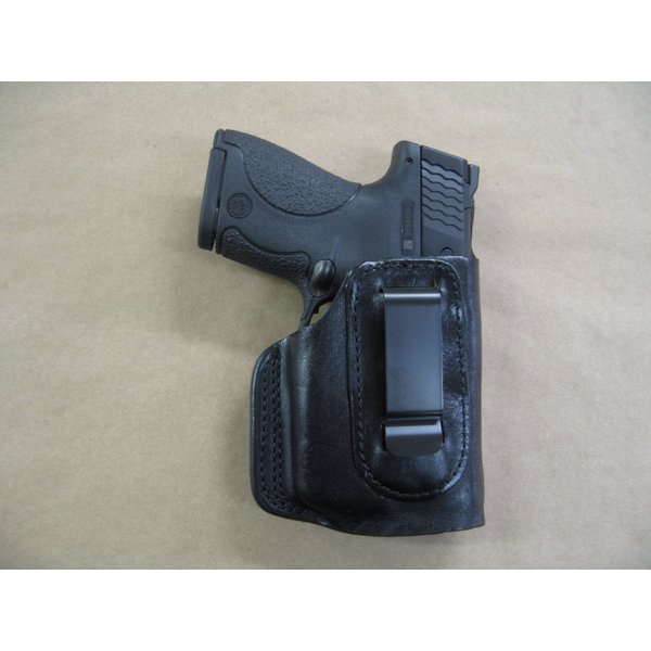 Ruger LC9, LC9s EC9s with Laser in The Waistband IWB Concealed Carry Holster CCW BLACK RH
