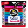 Crayola Take Note Dry Erase Markers (12ct) Whiteboard Markers for Teachers, Low Odor, Chisel Tip, School Classroom Supplies