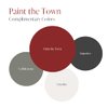 Country Chic Paint - Chalk Style All-in-One Paint for Furniture, Home Decor, Cabinets, Crafts, Eco-Friendly, Matte Paint, Paint The Town [Red] Sample 4oz