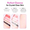 CELEFIT Double Effect Cleanser Oil to Foam - Korean Cleansing Oil Makeup Remover Foaming Facial Cleanser | Makeup Remover Oil to Foam Cleanser Face Wash for Women & Men | Korean Oil Cleanser (6.34oz)