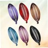 Mikinona 6pcs Hair Clips Ponytail Clip Fish Shape Clip Ponytail Holder Clip Banana Hair Clip As Headgear