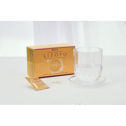 Umeken Lipopo - Lipopolysaccharide, Beta-glucan from Yeast, Lactic Acid Bacteria, and Vitamin C. Made in Japan. (Small 30Pk)