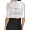 Rheane Silver Shawl for Evening Dresses and Weddings - Glittery Fall Wedding Wrap