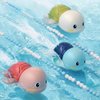 Newmemo 3 Pack Turtle Bath Toys Cute Swimming Turtle Bathtub Toys for Toddlers 1-3 Floating Wind Up Toys Water Pool Toy Wind Up Toy Preschool Toddler Pool Toys for Infants Kids Boy Girls Birthday