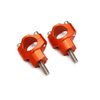 JFG RACING 1 1/8" 28mm CNC HandleBar Risers Bar Mounts Clamps For 125-530 SX SXF EXC EXCF XCW XCFW 00-16