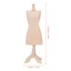 Doll Dress Form, Miniature Dress Form Mannequin Dollhouse Cloth Gown Display Support Holder Doll Clothes Mannequin Model Stand for Dollhouse Decoration