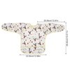 Accmor 4 Pack Long Sleeve Baby Bibs, Waterproof Sleeved Bib, Toddler Soft Bib for 6-24 Months