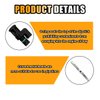 Car Transmission Oil Dipstick, CVT Transmission Oil Level Indicator, Auto Fluid Gauge Dipstick Replacement Compatible with OEM#31086-JA00A, Car Transmission Fluid Dipstick