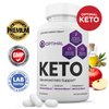 (2 Pack) Optimal Keto Pills 1275MG New & Improved Formula Contains Apple Cider Vinegar Extra Virgin Olive Oil Powder Green Tea Leaf 120 Capsules